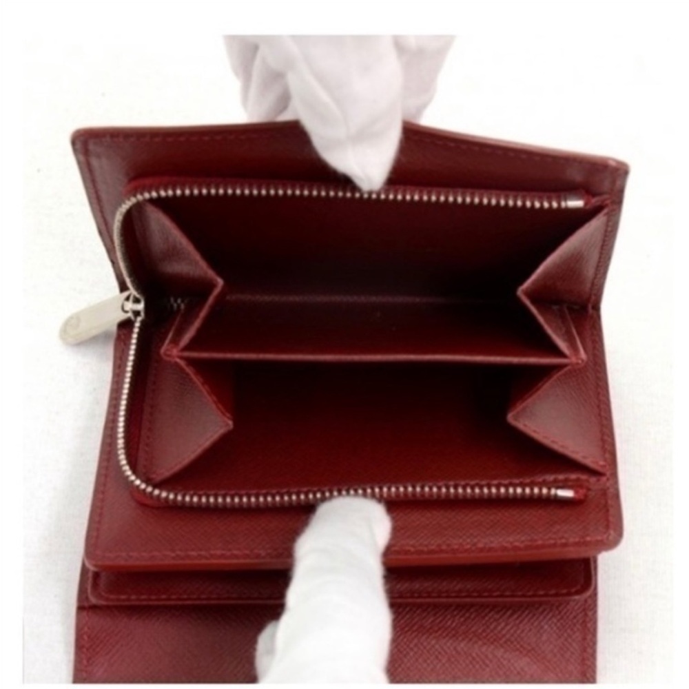 Louis Vuitton Epi Porte Feiulle Red Credit Card Wallet - Picture 8 of 11